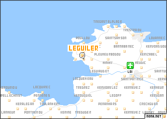 map of Le Guiler