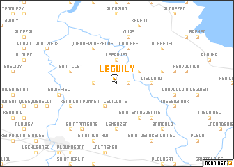 map of Le Guily