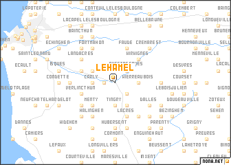 map of Le Hamel