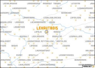 map of Le Haut Bois