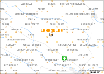 map of Le Heaulme