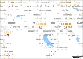 map of Lehen