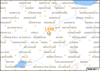 map of Lehe