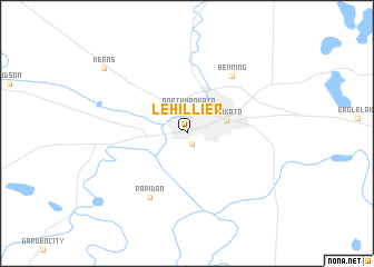 map of LeHillier