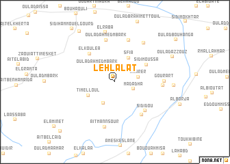 map of Lehlalat