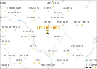 map of Lehlohlong