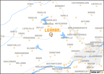 map of Lehman