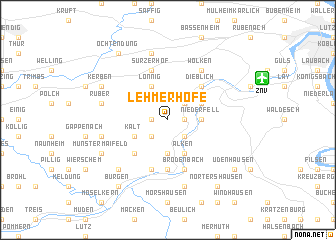map of Lehmerhöfe
