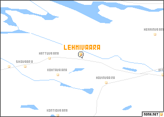 map of Lehmivaara