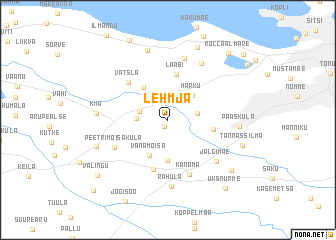 map of Lehmja