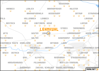 map of Lehmkuhl