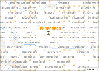 map of Lehnenberg
