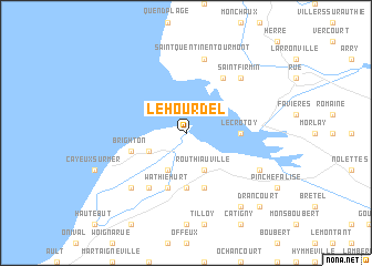 map of Le Hourdel