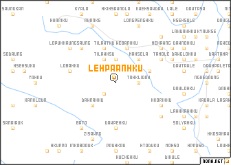 map of Le-hpa-anhku