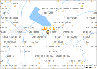 map of Lehrte