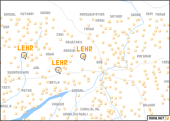 map of Lehr