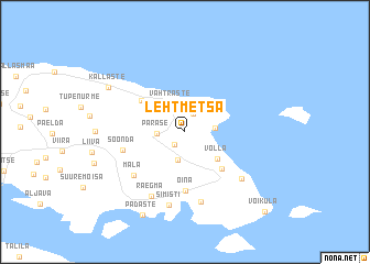 map of Lehtmetsa