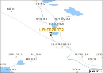 map of Lehtoranta