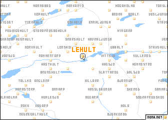 map of Lehult