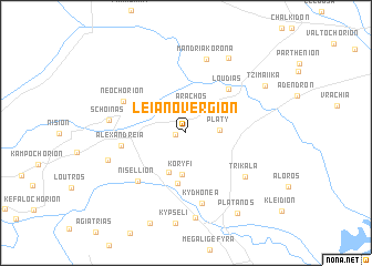 map of Leianovérgion