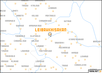 map of Leibawkhi Sakan