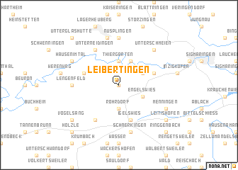 map of Leibertingen