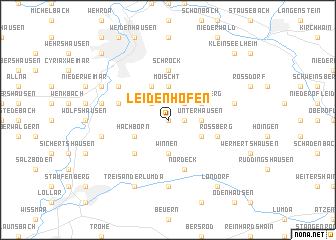 map of Leidenhofen
