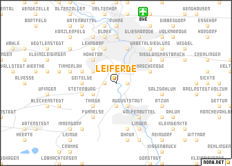 map of Leiferde