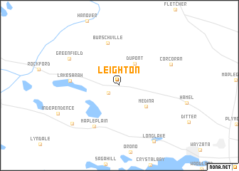 map of Leighton