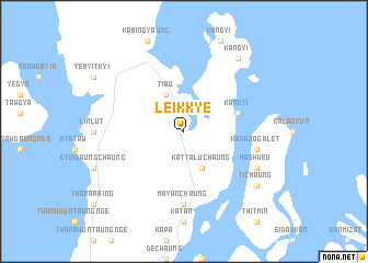 map of Leikkye