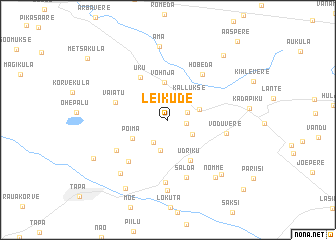 map of Leikude