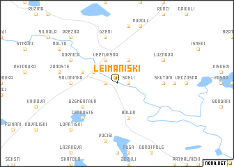 map of Leimaniški