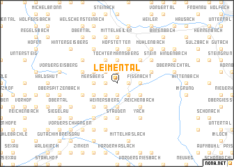 map of Leimental