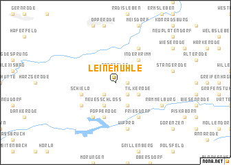 map of Leinemühle