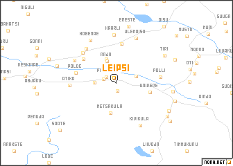 map of Leipsi