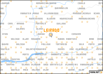 map of Leirado