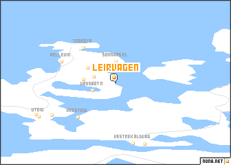 map of Leirvågen