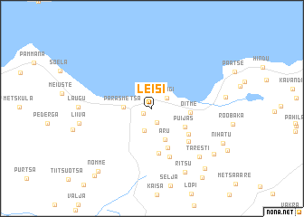 map of Leisi