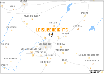 map of Leisure Heights