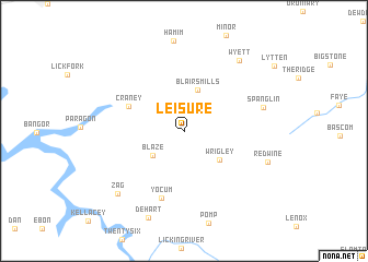 map of Leisure