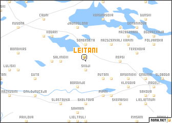 map of Leitāni