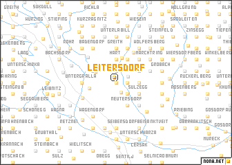map of Leitersdorf