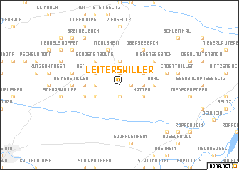 map of Leiterswiller