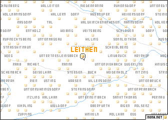 map of Leithen