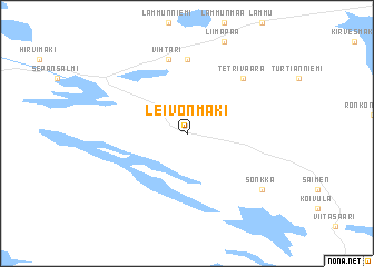 map of Leivonmäki