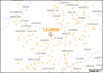 map of Lejanía