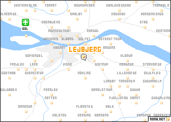 map of Lejbjerg