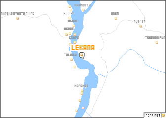 map of Lekana