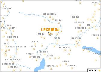 map of Lekbibaj