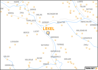 map of Lekël
